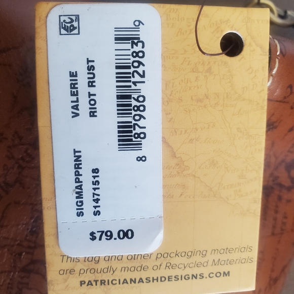 Patricia Nash "Valerie" Clutch Wristlet in Riot Rust (NWT) - Picture 16 of 16